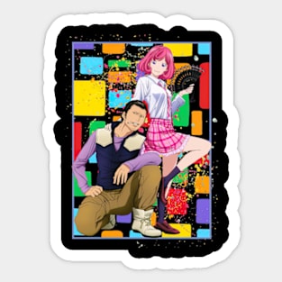 Daikoku Stray God Noragami Color Block Anime Sticker